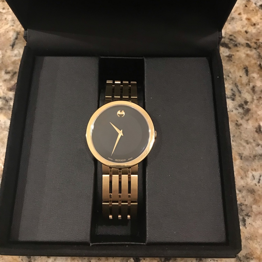 Men's Esperanza watch, 39 mm yellow gold